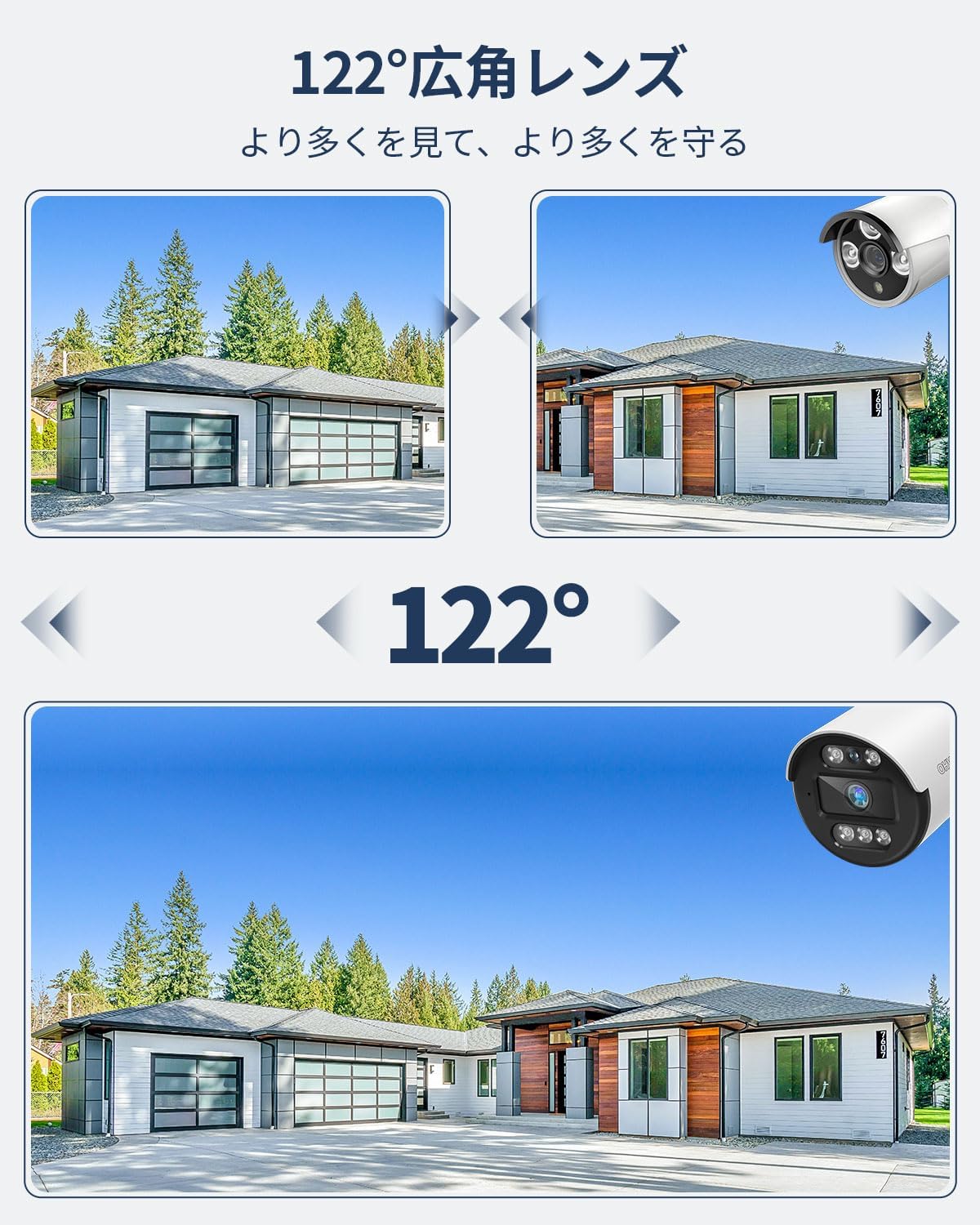 激安価格‼️４台セット！防犯カメラ 屋外IP66 500万画素 モニター付き VORGUT 防犯カメラ 屋外 ソーラー 4台 モニター付き ワイヤレス 400万