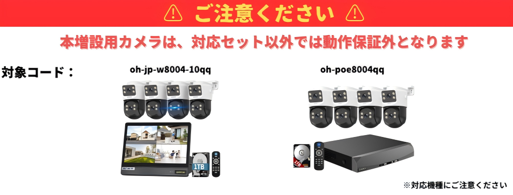 防犯カメラ 増設用カメラ poeカメラ デュアルレンズ 4k 800万画素