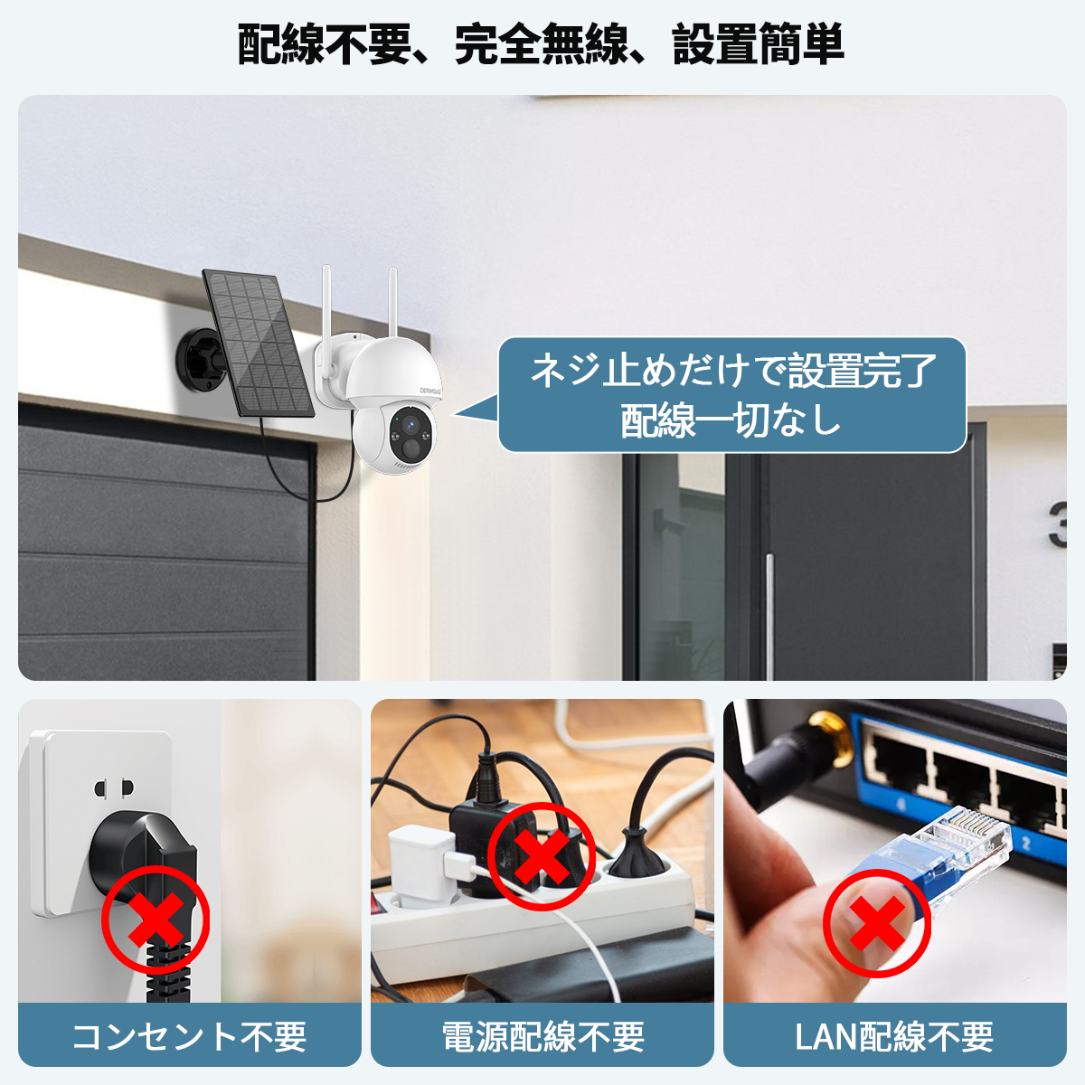 ソーラー防犯カメラ セット 楽天市場】SwitchBot 屋外カメラセット 防犯カメラソーラー