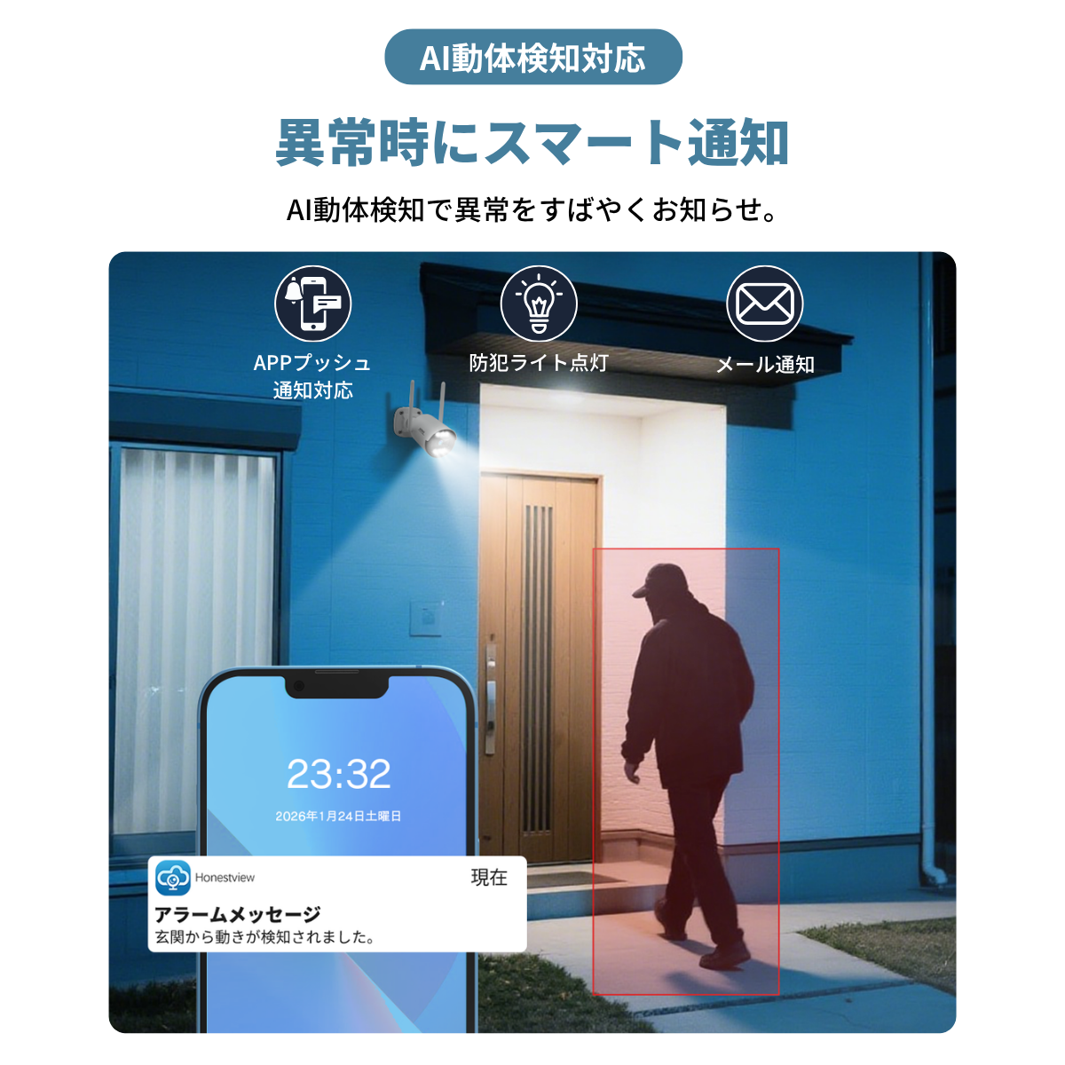 防犯カメラ 屋外 家庭用 業務用 wifi ワイヤレス カメラセット 4台 300