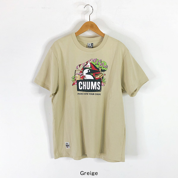 チャムス picnic Booby T-shirt/ピクニックブービーTシャツ メンズ CHUMS 1001280 CH01-2347-mmmXL メール便可｜marumiya-world｜02