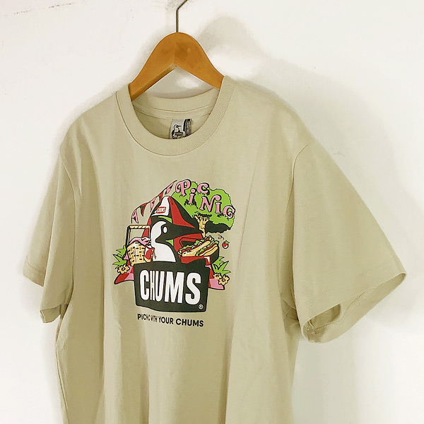 チャムス picnic Booby T-shirt/ピクニックブービーTシャツ メンズ CHUMS 1001280 CH01-2347-mmmXL メール便可｜marumiya-world｜07
