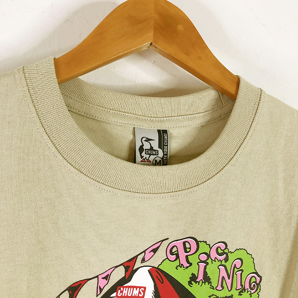 チャムス picnic Booby T-shirt/ピクニックブービーTシャツ メンズ CHUMS 1001280 CH01-2347-mmmXL メール便可｜marumiya-world｜08