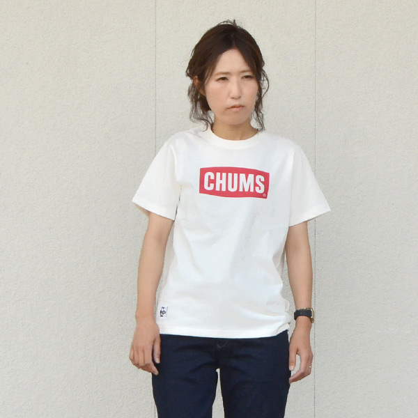 チャムス Tシャツ レディース ロゴTシャツ 半袖Tシャツ ロゴT 半そで トップス チャムス CHUMS 2003081 CH11-1833-mLm メール便可｜marumiya-world｜20