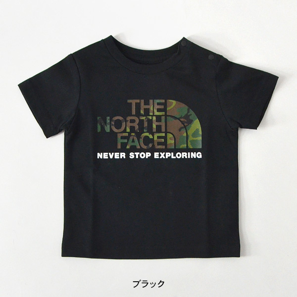 ノースフェイス キッズ Tシャツ 子ども カモフラロゴTシャツ THE NORTH FACE 402...