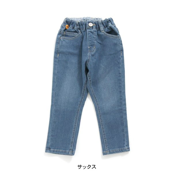 ストレッチデニム裏起毛 キッズ ベビー 長ズボン 長ずぼん あったか デニムパンツ エフオーキッズ F.O.KIDS 4025173  R421262-MG メール便不可