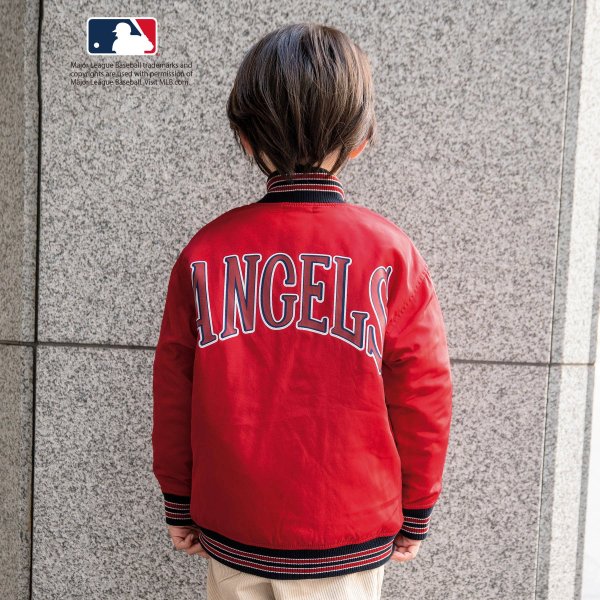 F.O.KIDS MLB中綿入りスタジャン キッズ ジュニア アウター 上着 F.O.KIDS MLB中綿入りスタジャン キッズ ジュニア アウター 上着