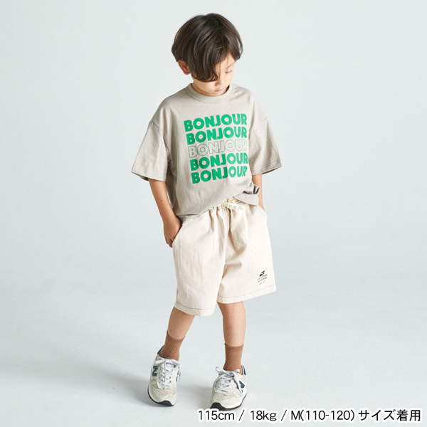 BONJOUR6分袖Tシャツ キッズ トップス ロゴ シンプル カジュアル ジュニア プリント フォブ FOV 4026336 604420-mXLmmメール便可｜marumiya-world｜11