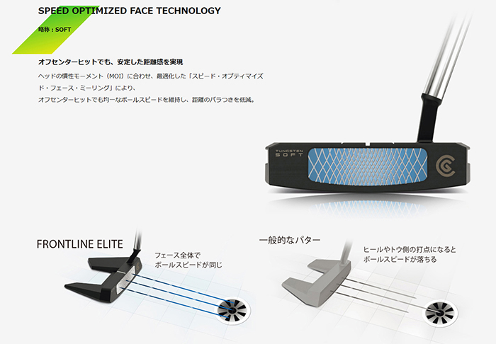 Cleveland FRONTLINE ELEVADO パター　34インチ Cleveland Golf（クリーブランドゴルフ） Cleveland クリーブランド