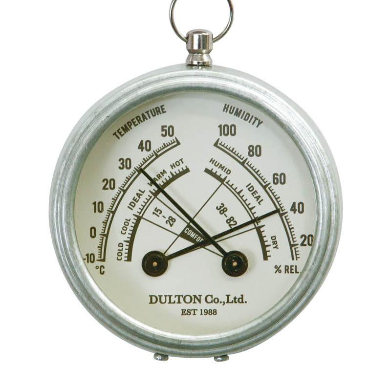 DULTON ダルトン THERMO-HYGROMETER サーモハイグロメーター 湿度温度計 ガレージ リビング｜marunifurniture｜02