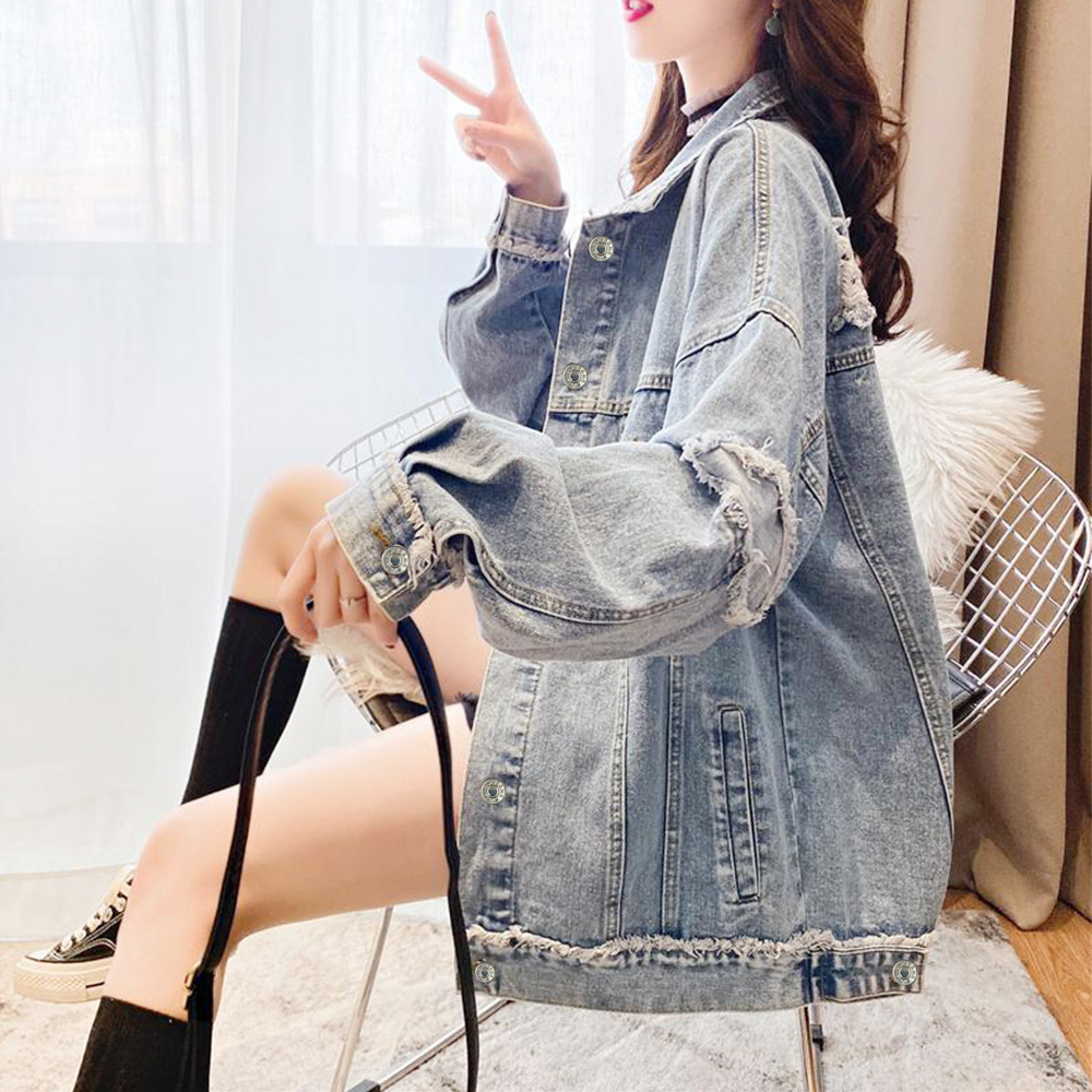 秋冬コーデ❤️レディース　ジャケット　デニムジャケット　ツイードジャケット ツイード織デニム風ジャケット | 京都通販ミセスのファッション