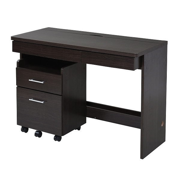 デスク 2点セット セット チェスト サイドワゴン 学習机 勉強机 収納