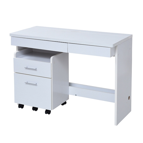 デスク 2点セット セット チェスト サイドワゴン 学習机 勉強机 収納