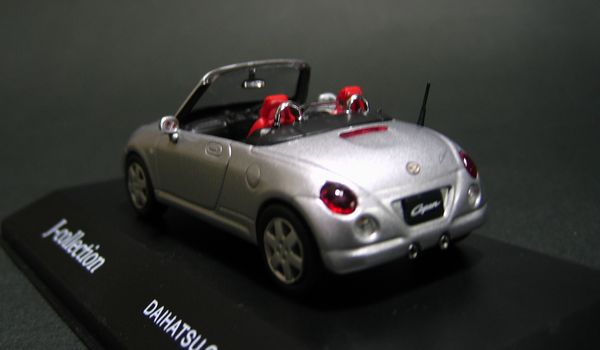 □京商□1/43ダイハツ・コペン”シルバー”【ミニカー】jc30087s