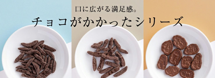 チョコがかかったシリーズ