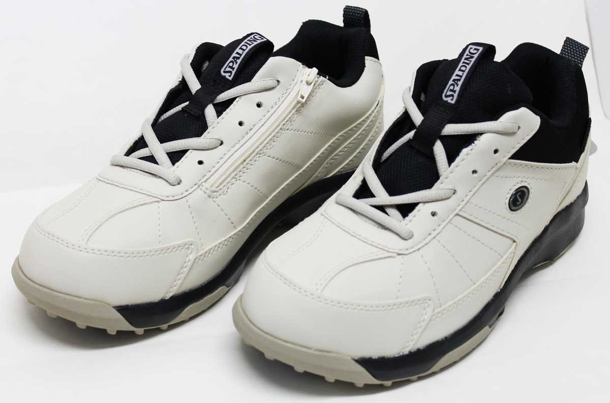 スポルディング パークゴルフシューズ メンズ用 オフホワイト Corkscrewerreport Com