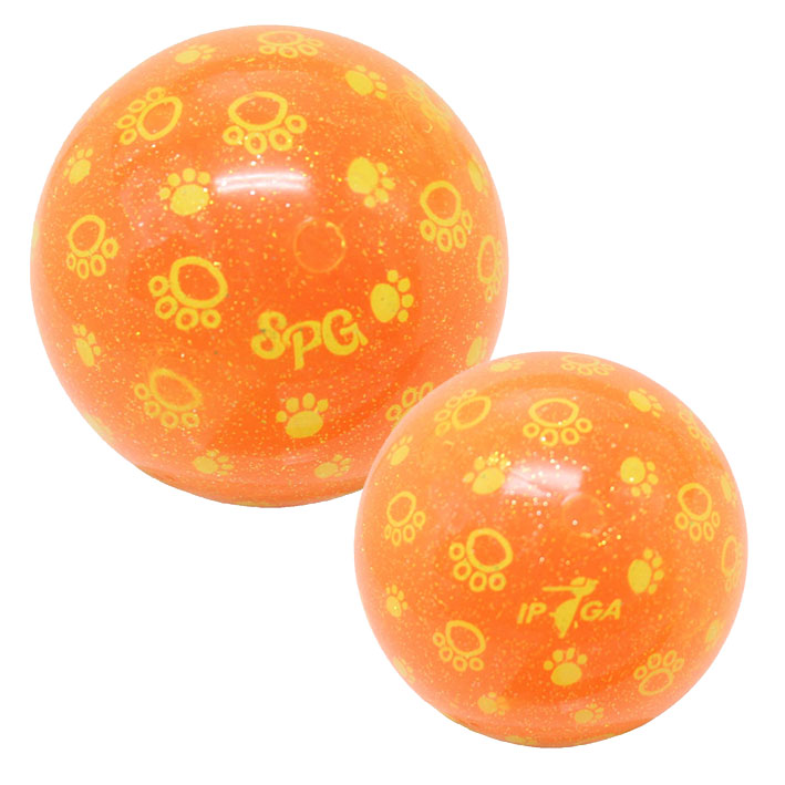 SPGパークゴルフ公認ボール Sparkle（パッド）肉球柄 : spg-sparkle-p