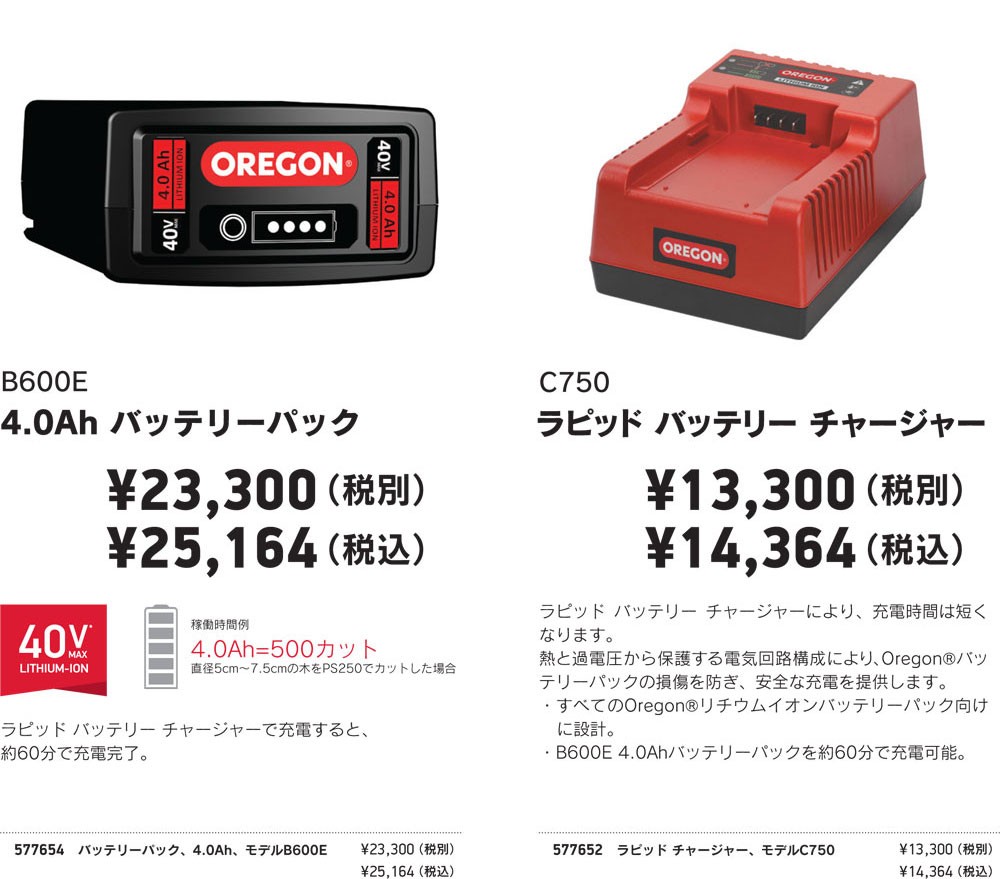 OREGON オレゴン ラピッド バッテリー チャージャー C750 (1個) (品番