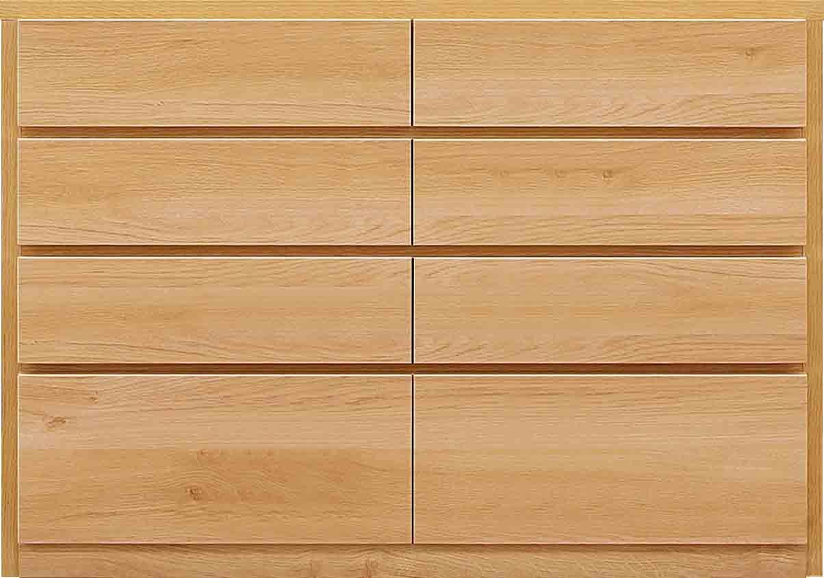 丸田木工 チェスト 木製 白 おしゃれ 幅120cm 4段 奥行44 タンス 収納