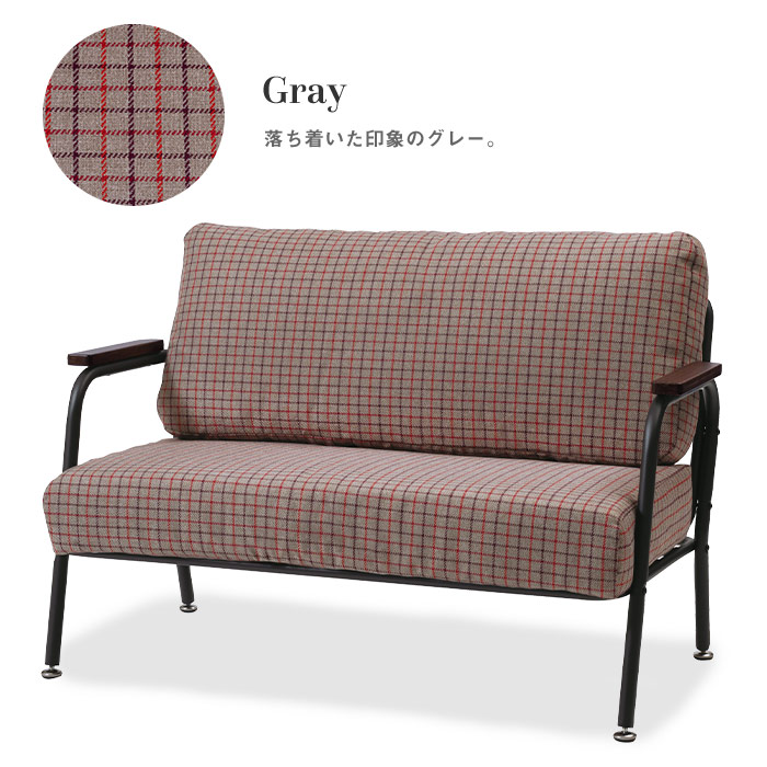 2人掛けソファ ファブリック 布張り 2人用 2P rkc-102 [d] : MARUSYOU