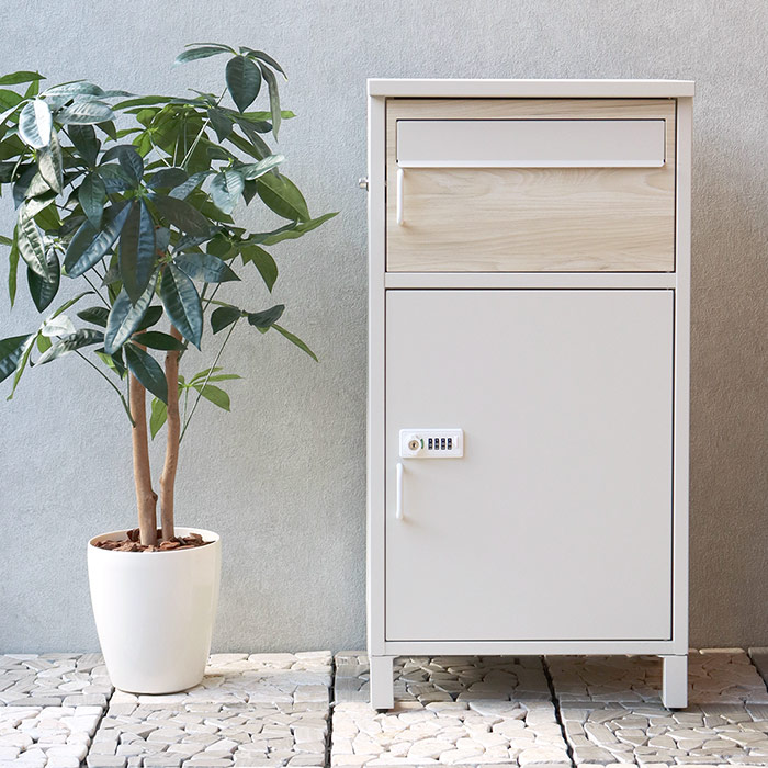 MJ PT LI　スタンドポスト　ホワイト　 宅配ポスト MJ PT LI スタンドポスト ホワイト 宅配ポスト