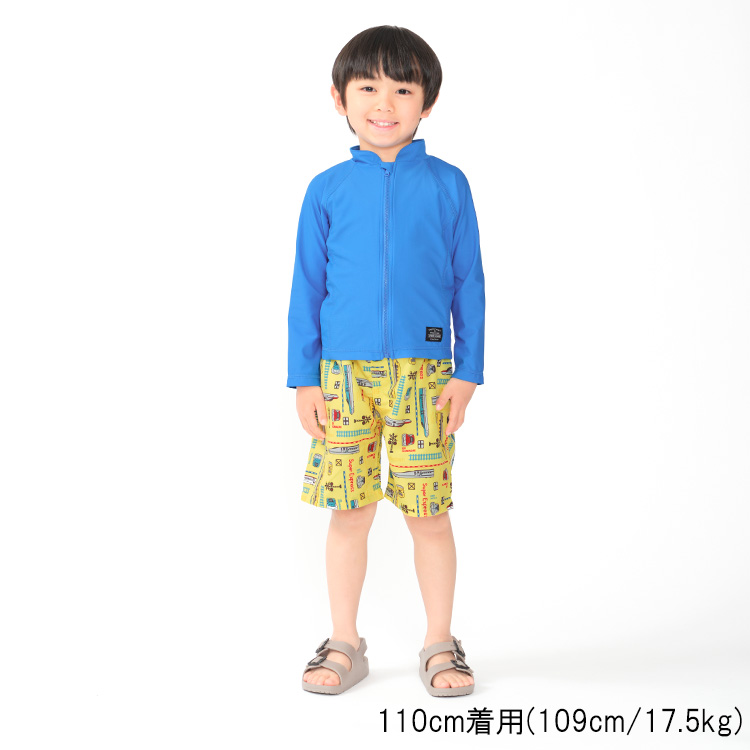 【子供服】 Kids Foret (キッズフォーレ)無地長袖ラッシュガード・水着 90cm〜130cm B33825｜marutaka-iryo｜11