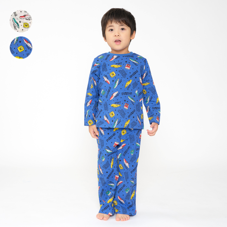 ロンドンシーン　パジャマ WOMEN】【SESAME STREET】モチーフJQDプルオーバー&ロングパンツセット