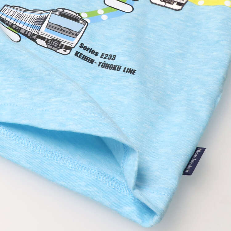 子供服 moujonjon (ムージョンジョン) 日本製在来線電車路線図半袖Tシャツ 90cm〜130cm F32811 | moujonjon | 07