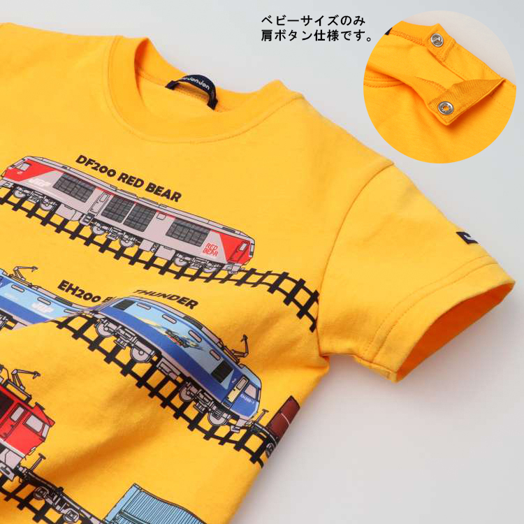 【子供服】 moujonjon (ムージョンジョン) 日本製 JR貨物電車線路繋がり半袖Tシャツ 90cm〜130cm F32813｜marutaka-iryo｜05