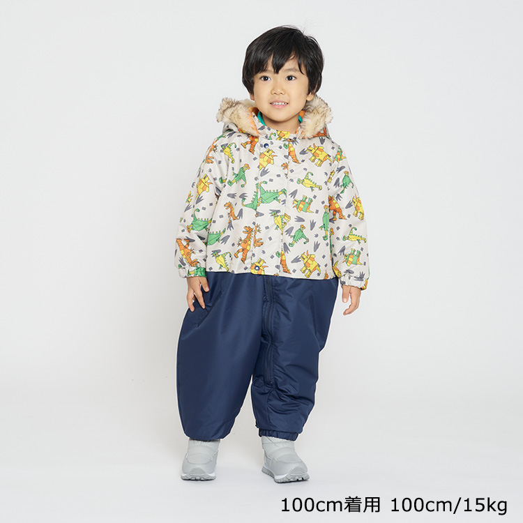 【23秋冬SALE20%OFF価格】JollyJury (ジョリージュリー) ロボット恐竜柄スノーコンビ・ジャンプスーツ キッズ 男の子 F50780｜marutaka-iryo｜11