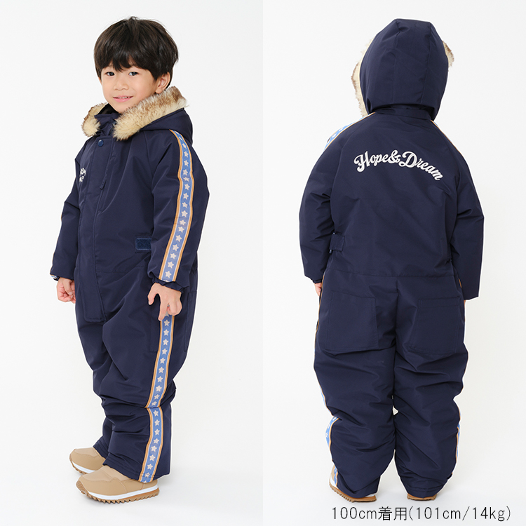 Jolly Jury 星柄スキーウェア 子ども用 moujonjon（ムージョンジョン） アウトレット50%OFF価格 子供服