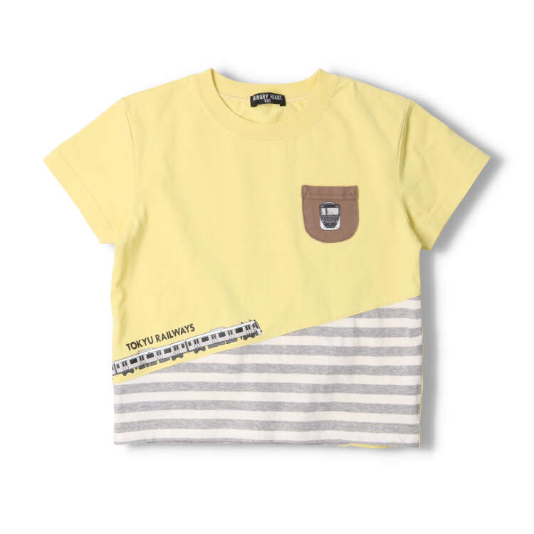 hungry heart（ハングリーハート） 子供服 東急電車切替半袖Tシャツ