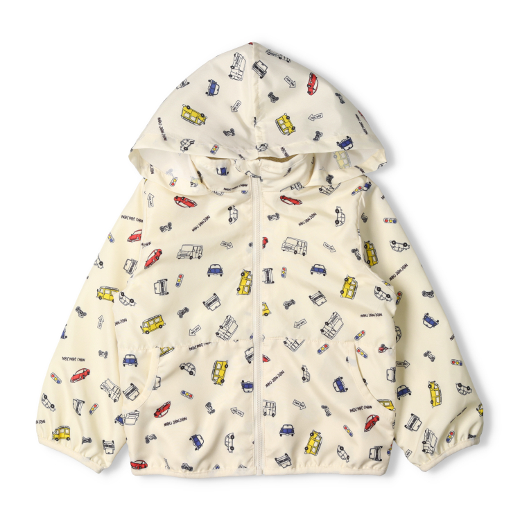 moujonjon（ムージョンジョン） 25春SALE20%OFF価格 フード収納車総柄