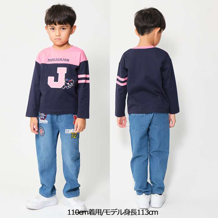 moujonjon（ムージョンジョン） 26春SALE20%OFF価格 子供服 ワッペン付 