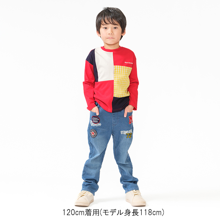 moujonjon（ムージョンジョン） 26春SALE20%OFF価格 子供服 ワッペン付 