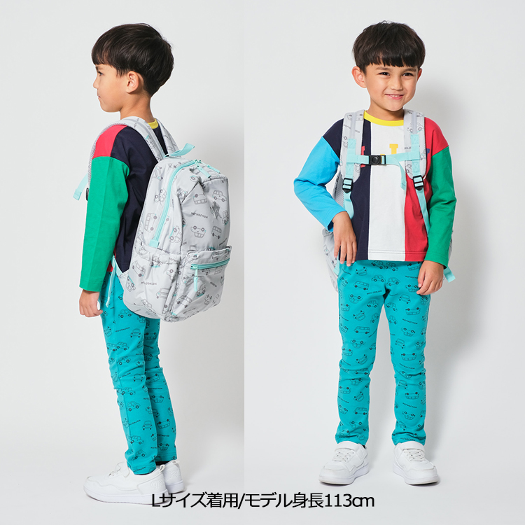 moujonjon（ムージョンジョン） 子供服 いちご・車総柄リュック S M L