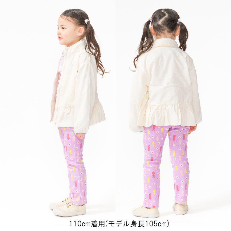 moujonjon（ムージョンジョン） 子供服 撥水加工リボン付ナイロン