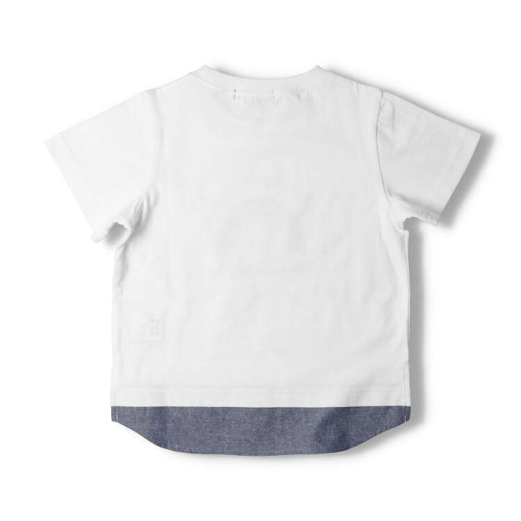 【子供服】 moujonjon (ムージョンジョン) レインボープリント半袖Tシャツ 80cm〜140cm M32812｜marutaka-iryo｜04
