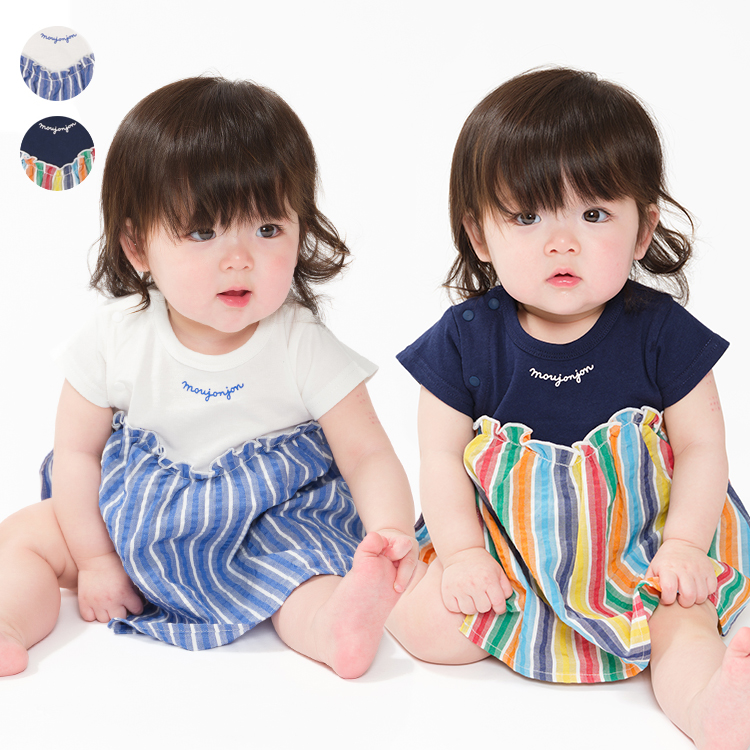 moujonjon（ムージョンジョン） 26夏SALE20%OFF価格 子供服 ストライプ 