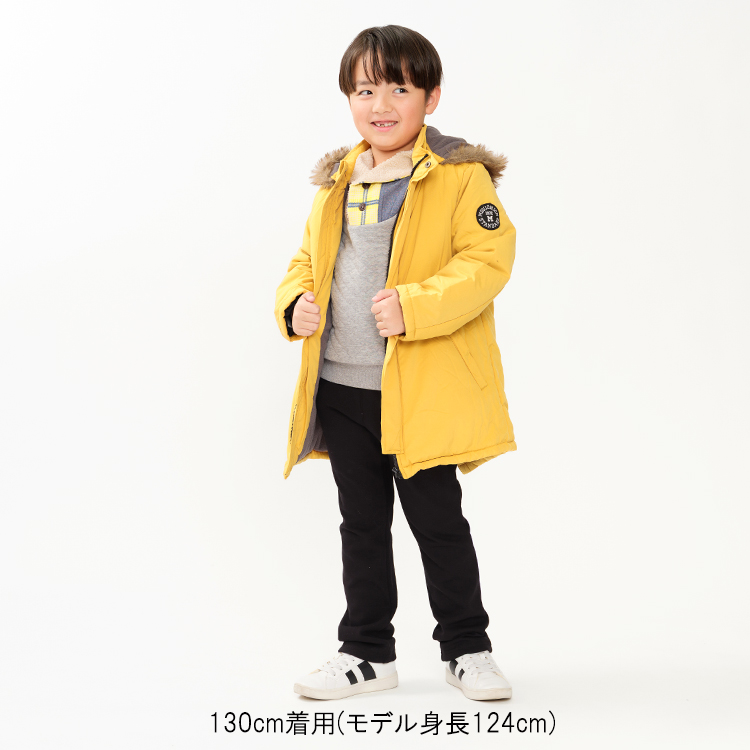 子供服 moujonjon (ムージョンジョン) モッズ風中綿ジャケット・コート 90cm 100cm 110cm 120cm 130cm 140cm M54104