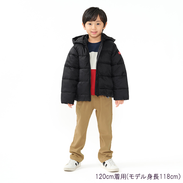 moujonjon（ムージョンジョン） 子供服 無地ナイロン中綿入り