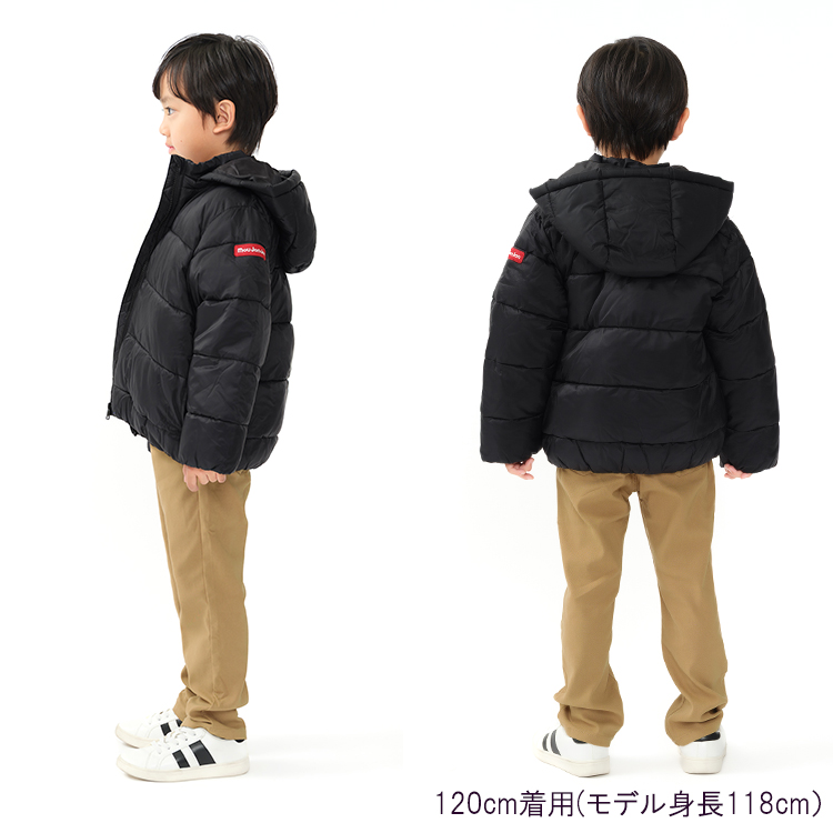 ジャケット　120cm moujonjon（ムージョンジョン） 子供服 無地ナイロン中綿入り