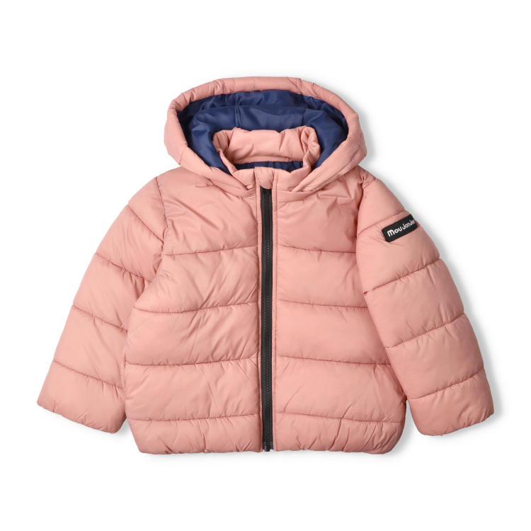 25秋冬SALE20%OFF価格 子供服 moujonjon (ムージョンジョン) 無地ナイロン中綿入りジャケット・アウター M54149 関連画像2
