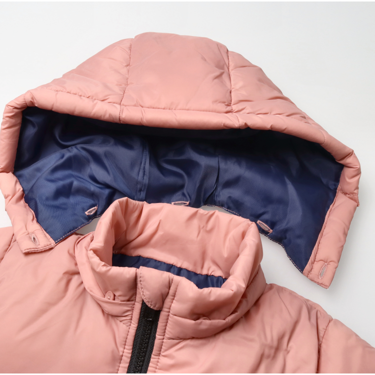 25秋冬SALE20%OFF価格 子供服 moujonjon (ムージョンジョン) 無地ナイロン中綿入りジャケット・アウター M54149 関連画像5