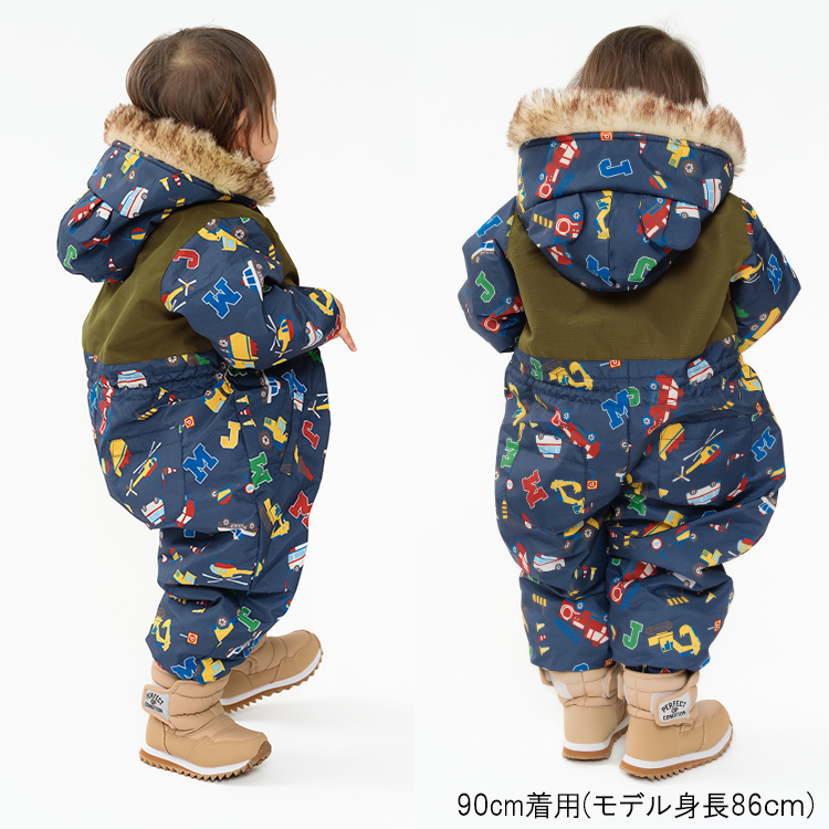 moujonjon（ムージョンジョン） 25秋冬SALE30%OFF価格 子供服 働く車柄