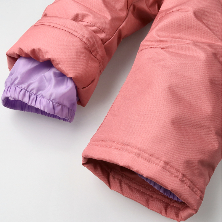 moujonjon（ムージョンジョン） 子供服 リボン柄切替スノーコンビ