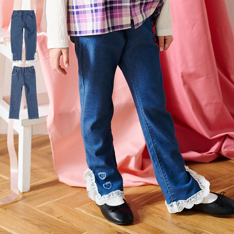 ★新品★タグ付き★クレッシェント★デニムパンツ★ moujonjon（ムージョンジョン） 再値下げ 25春SALE37%OFF価格子供服