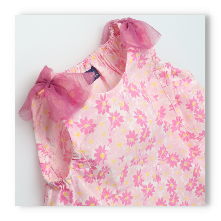 jacadi 花柄ノースリーブワンピース（ピンク） 140 10歳 moujonjon（ムージョンジョン） アウトレット50%OFF価格 子供服