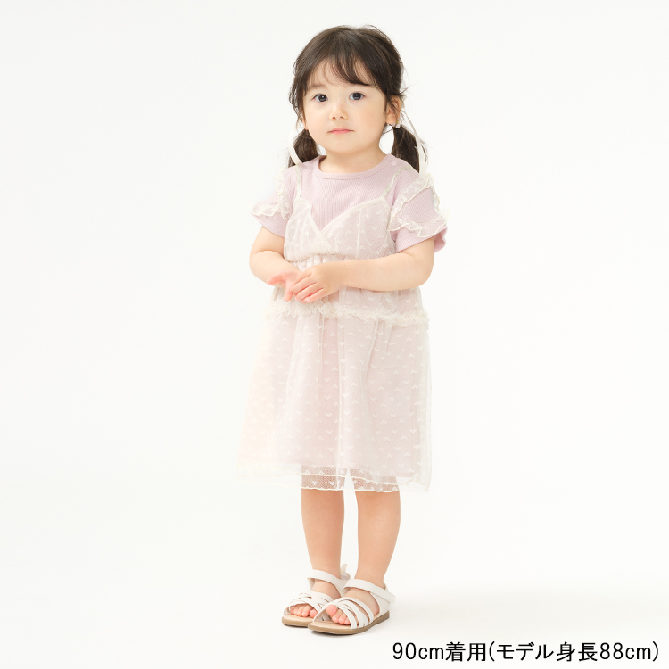 CRESCENT 半袖ワンピース moujonjon（ムージョンジョン） アウトレット50%OFF価格 子供服