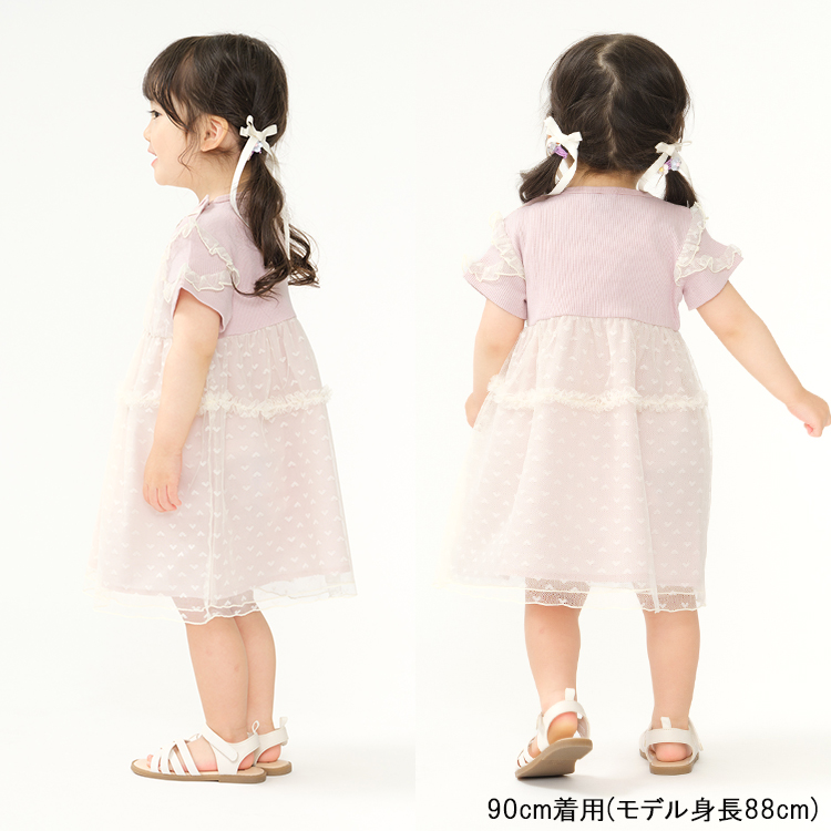 CRESCENT 半袖ワンピース moujonjon（ムージョンジョン） アウトレット50%OFF価格 子供服